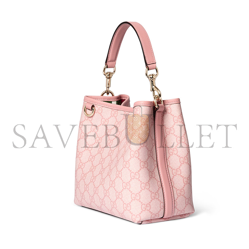 GUCCI GG EMBLEM SMALL BUCKET BAG 815118 (19*18*11cm)